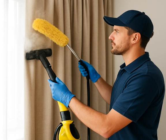 Trusted drapes cleaning technician Matty Curtain Cleaning boondall QLD