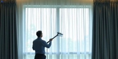 Commercial drapes cleaning service boondall hotels offices